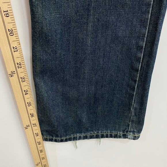 OV Denim Jeans Womens Actual Size 34Wx29L Blue Lift Slim Straight Leg Med Wash - Picture 10 of 12